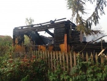 Калужанин заживо сгорел в собственном доме