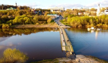 Понтонный мост в Калуге планируют восстановить до 8 мая