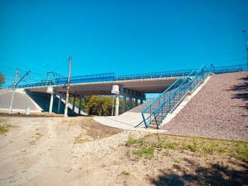 В Калужской области завершается ремонт путепровода через железную дорогу 