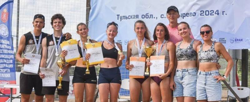 Калужские пляжники завоевали комплект медалей на Чемпионате и первенстве России по спорту глухих