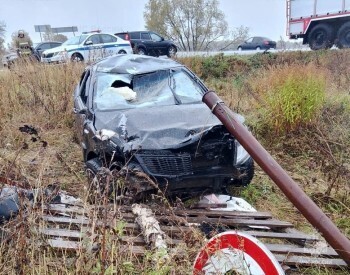 В Калужской области автомобиль 