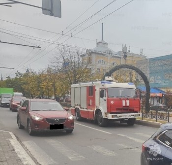 В центре Калуги водитель 