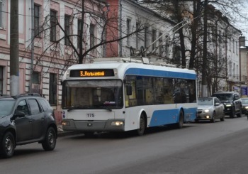 Из-за аварийного отключения электричества в центре Калуги встали троллейбусы