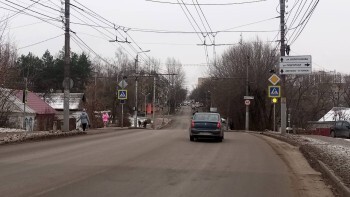 В Калуге на улице Маршала Жукова установили 