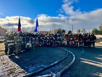 20 января команда МЧС ликвидровала пожар в Людиново после атаки БПЛА