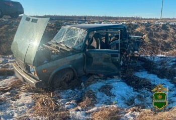 В Сухиничском районе при столкновении двух автомобилей погиб пассажир