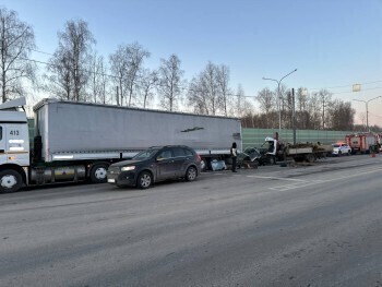 В Калуге в аварии погиб пассажир манипулятора Hyundai