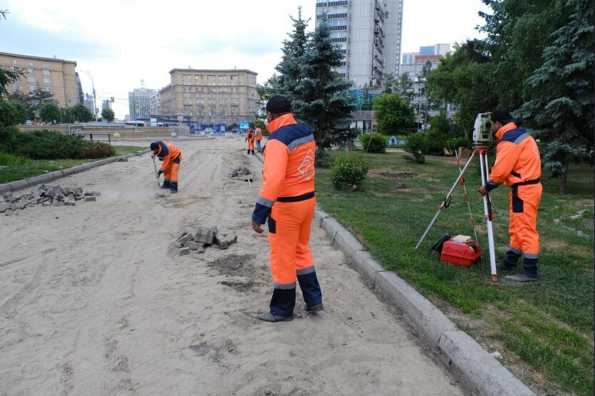 Реконструкция сквера проект