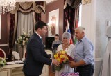 Юрий Моисеев поздравил семейные пары с бриллиантовыми, изумрудными и золотыми свадьбами!