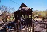 В Калуге дача сгорела дотла из-за неисправности электропроводки
