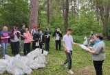 Школьники-волонтеры убрали мусор на берегу Яченского водохранилища в Калуге